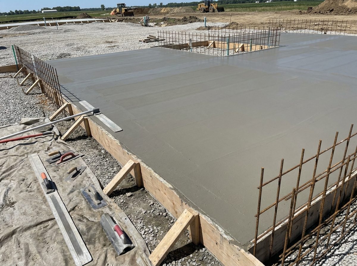Concrete and foundations